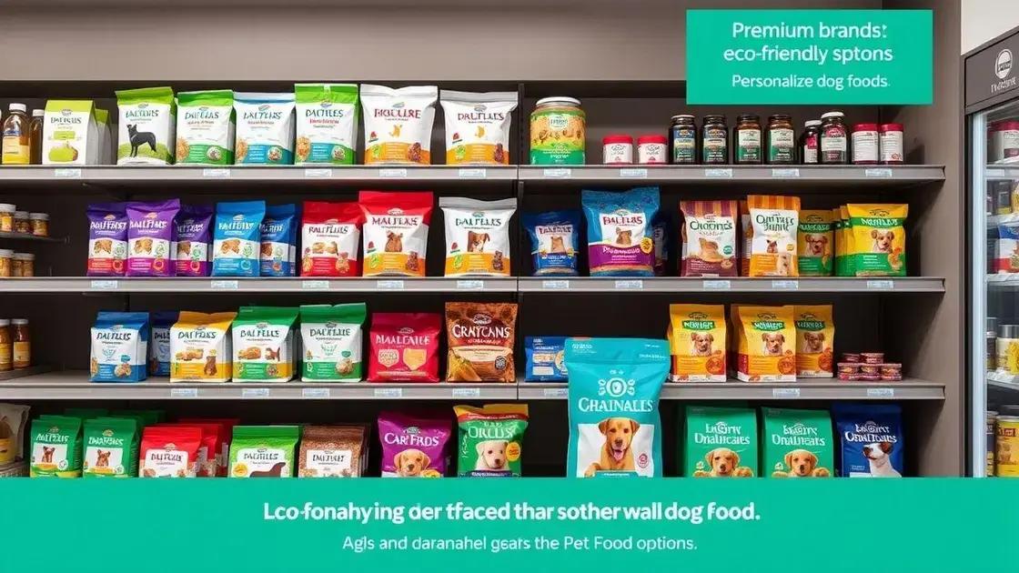 Predictions for the dog food industry