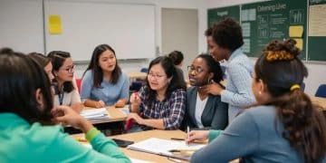 with teacher training initiatives, enhance education quality