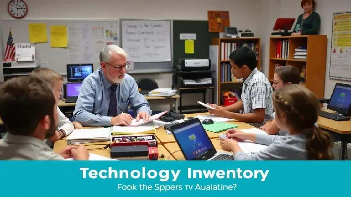 Steps to assess current technology in your school