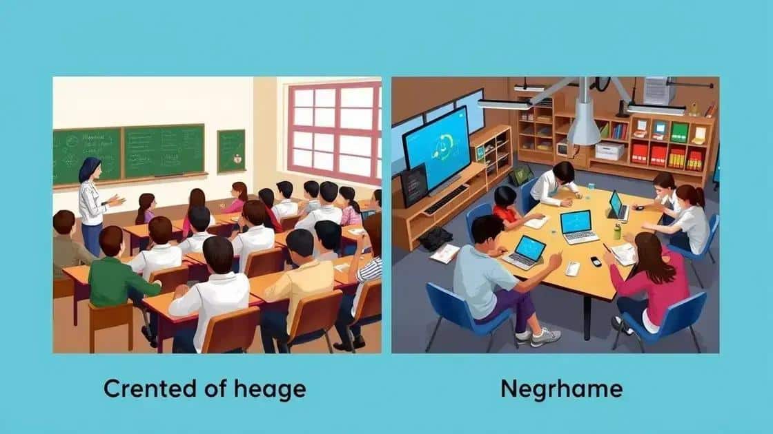 Comparing traditional vs. modern education
