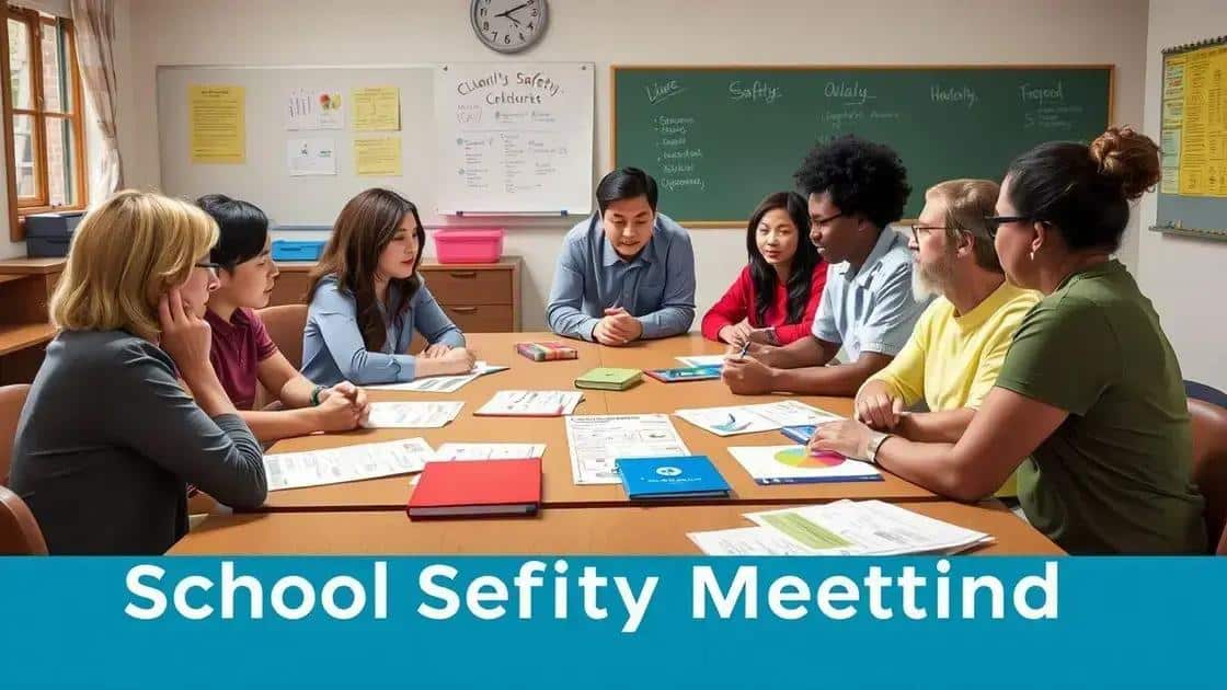 Community involvement in school safety efforts