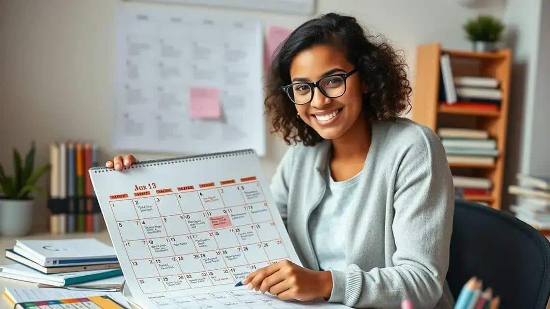Benefits of having an academic year calendar