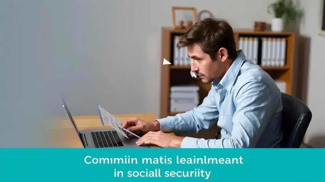 Common social security mistakes to avoid