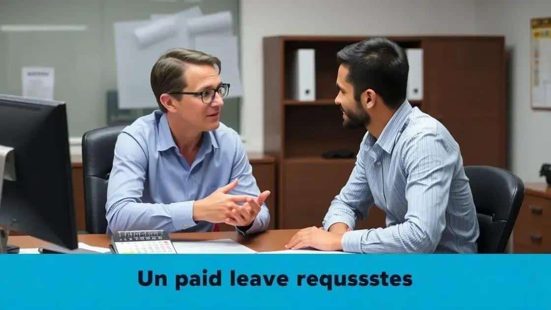 Best practices for handling unpaid leave requests