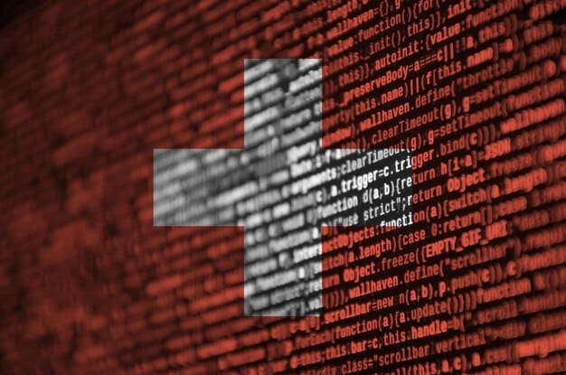 A close-up image of a computer screen displaying a poorly designed and suspicious-looking altcoin website, highlighting the 