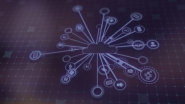 A graphical representation showcasing the flow of digital assets in an automated DeFi strategy. The image should depict tokens moving through various DeFi protocols, such as lending platforms, decentralized exchanges, and yield aggregators, all orchestrated by a smart contract.