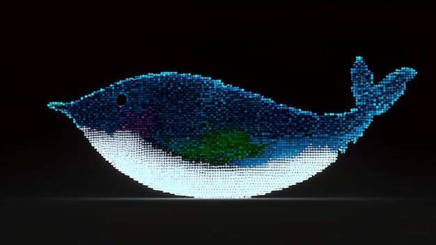 A graphic representation of a whale (representing a large token holder) dominating the DeFi governance landscape, symbolizing the risk of concentrated voting power.
