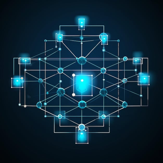 A diagram illustrating how an oracle connects a smart contract on a blockchain to external data sources, showing data flow and verification processes.