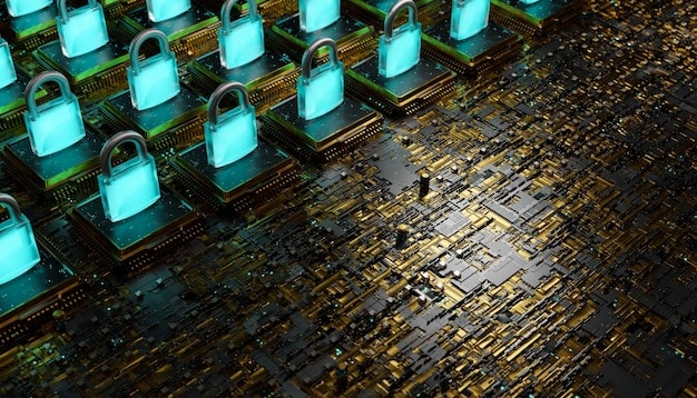 A depiction of a secure oracle network, emphasizing data encryption, multiple data sources, and robust validation mechanisms to ensure data accuracy and prevent manipulation.