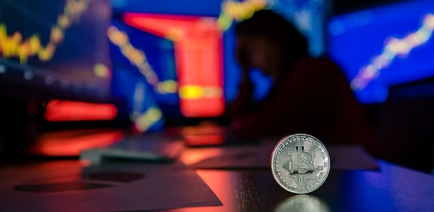 A graph showing the fluctuating value of a cryptocurrency used in DeFi, highlighting moments of taxable events, such as token swaps and staking rewards.