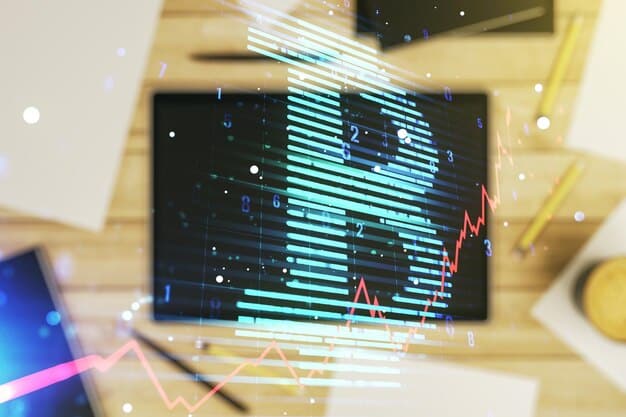 A visual representation of a transaction monitoring system detecting suspicious activity in a cryptocurrency transaction, highlighting the key data points and alerts that trigger investigation.