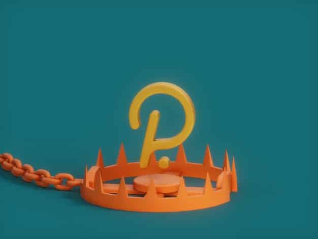 A gavel striking down on a pile of crypto coins, symbolizing the imposition of regulations on the cryptocurrency market. This visually represents the tension between innovation and regulatory control.
