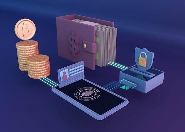 A visual representation of a digital wallet with multiple layers of security protocols, such as encryption and two-factor authentication, overlaid with a shield symbolizing protection. The image should convey the importance of securing digital assets.