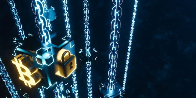 A gavel striking down on a digital ledger representing blockchain technology, symbolizing the SEC's regulatory authority over crypto assets considered securities.