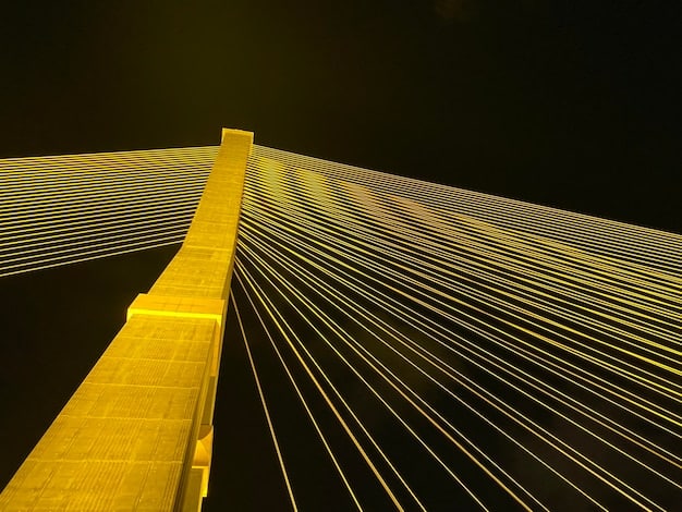 A conceptual image showing a bridge connecting two land masses, one side representing cryptocurrency businesses and the other side representing regulatory bodies, symbolizing proactive engagement and communication.