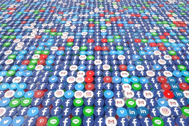 A collage of various social media logos (Twitter, Reddit, LinkedIn) arranged around a central image of a smartphone displaying a news article about crypto regulation. The theme is connectivity and staying informed through digital channels. The feel is modern and tech-focused.
