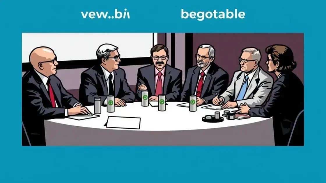 Key players in the negotiation process