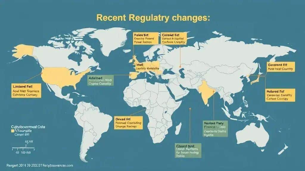 Recent changes in crypto regulations worldwide