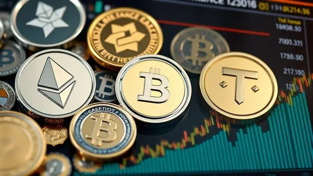 Top altcoins ranked by trading volume