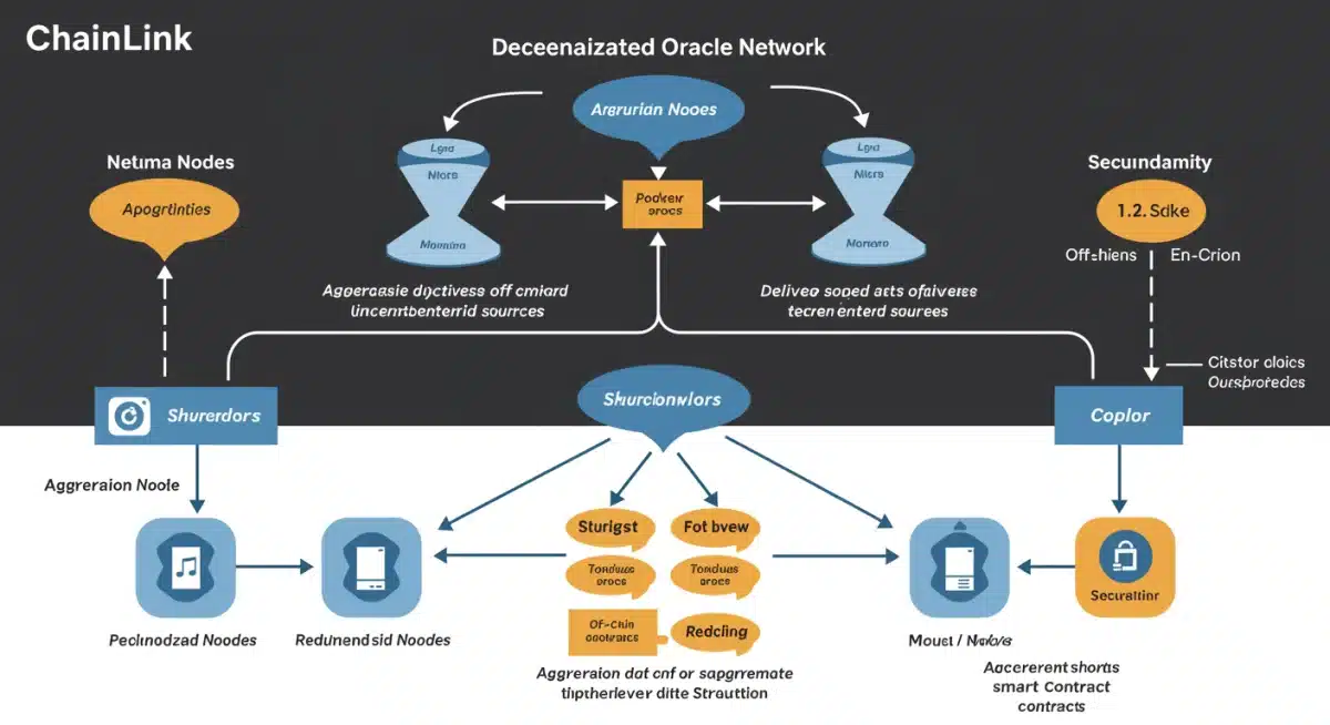Detailed architecture of Chainlink's decentralized oracle network for data integrity