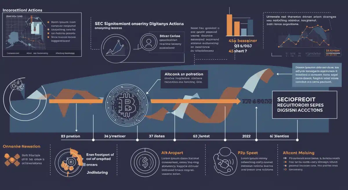 Timeline of SEC regulatory actions and their effect on altcoin market stability