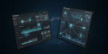 Uniswap v5 interface with optimized liquidity pool data and reduced impermanent loss charts.