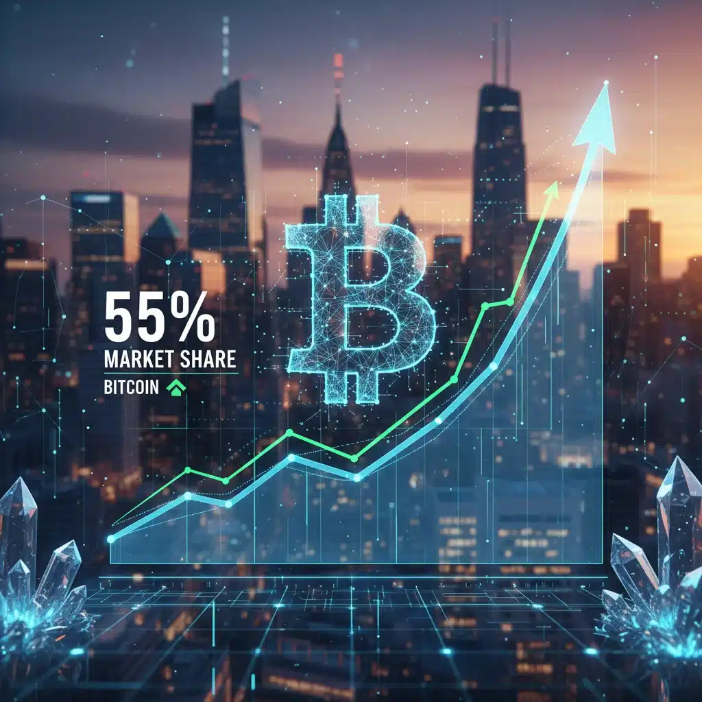 Bitcoin Dominance 2026: What 55% Market Share Means for U.S. Crypto Portfolios