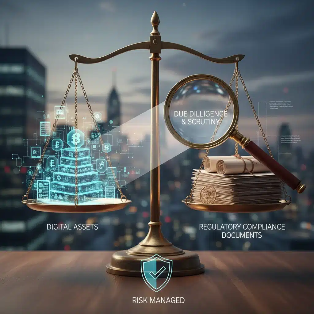 Risk management and regulatory compliance for digital assets