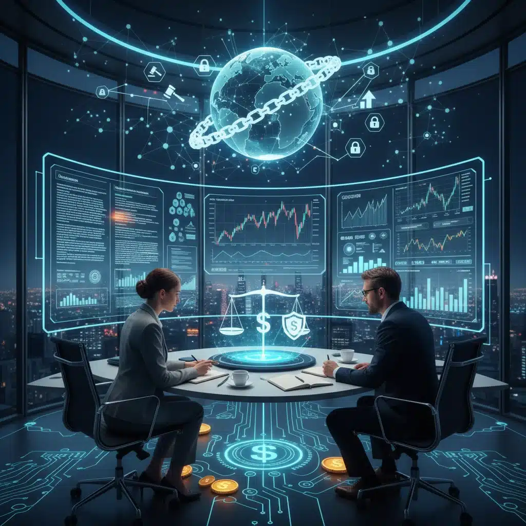 Expert analyzing stablecoin compliance and risk management in a complex regulatory environment.